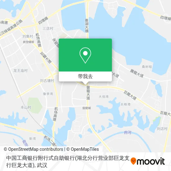 中国工商银行附行式自助银行(湖北分行营业部巨龙支行巨龙大道)地图