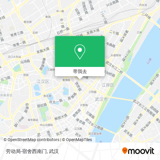 劳动局-宿舍西南门地图