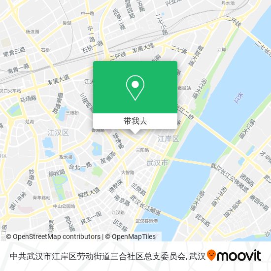 中共武汉市江岸区劳动街道三合社区总支委员会地图