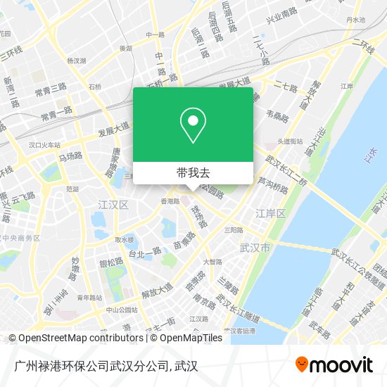 广州禄港环保公司武汉分公司地图