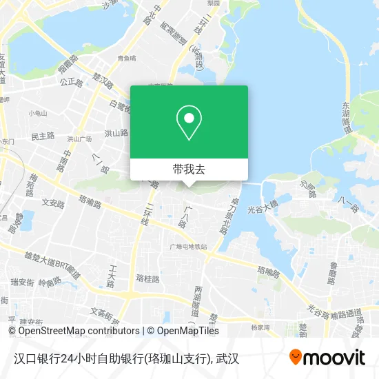 汉口银行24小时自助银行(珞珈山支行)地图