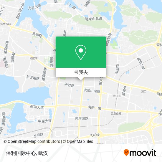 保利国际中心地图