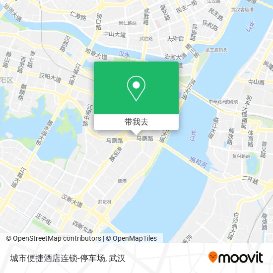 城市便捷酒店连锁-停车场地图