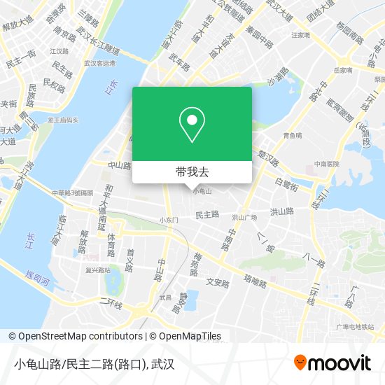 小龟山路/民主二路(路口)地图