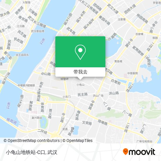 小龟山地铁站-C口地图