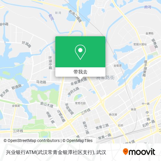 兴业银行ATM(武汉常青金银潭社区支行)地图