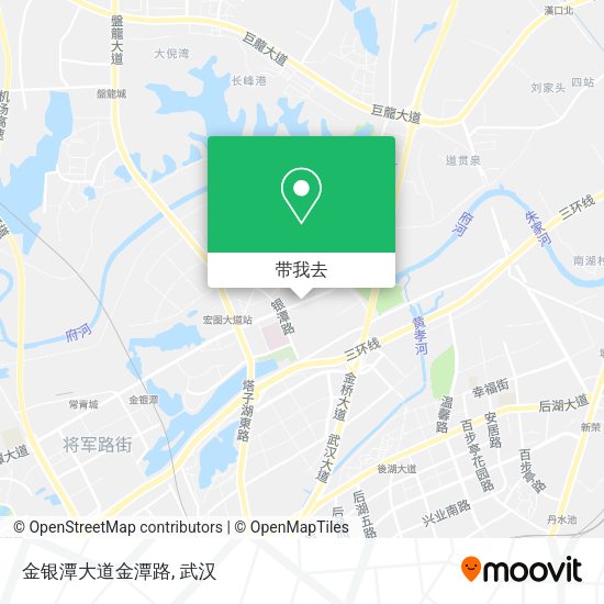 金银潭大道金潭路地图