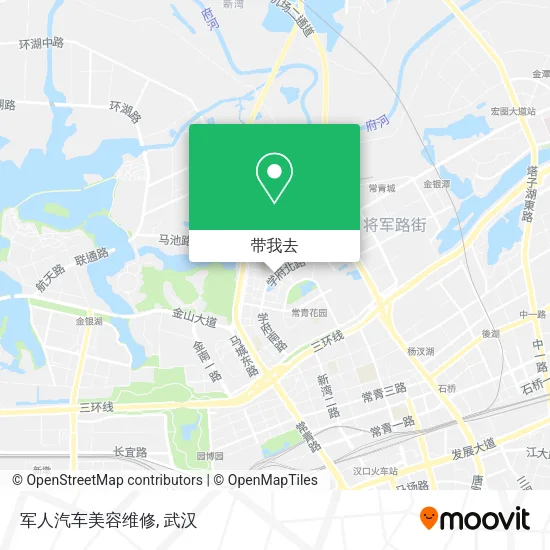 军人汽车美容维修地图