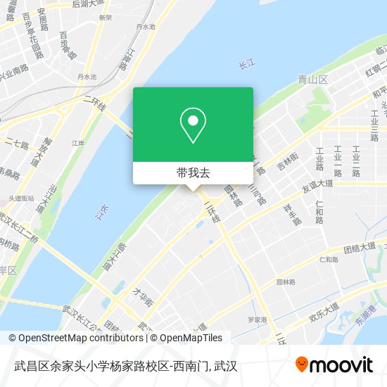 武昌区余家头小学杨家路校区-西南门地图