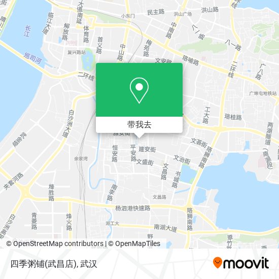 四季粥铺(武昌店)地图