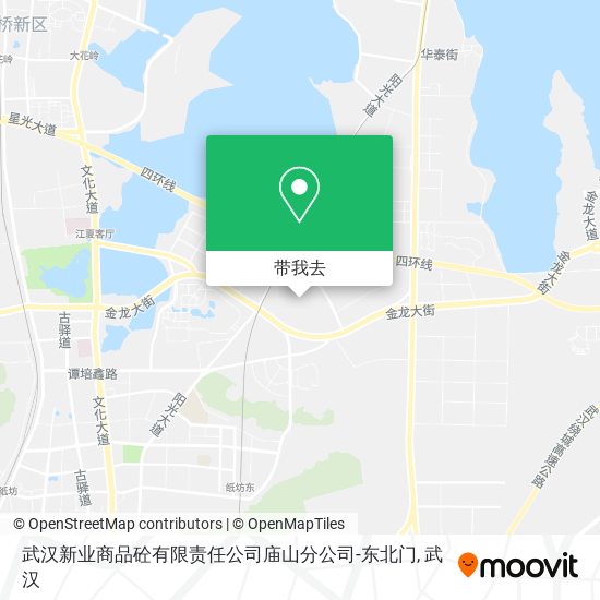 武汉新业商品砼有限责任公司庙山分公司-东北门地图