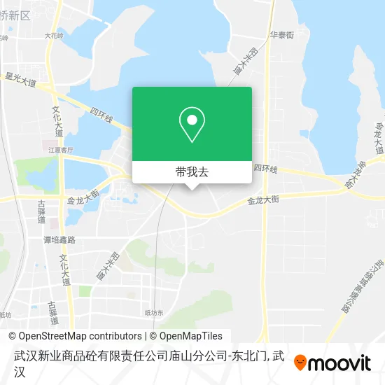 武汉新业商品砼有限责任公司庙山分公司-东北门地图