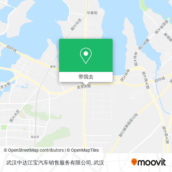 武汉中达江宝汽车销售服务有限公司地图