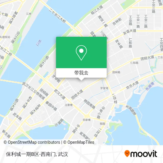 保利城一期B区-西南门地图