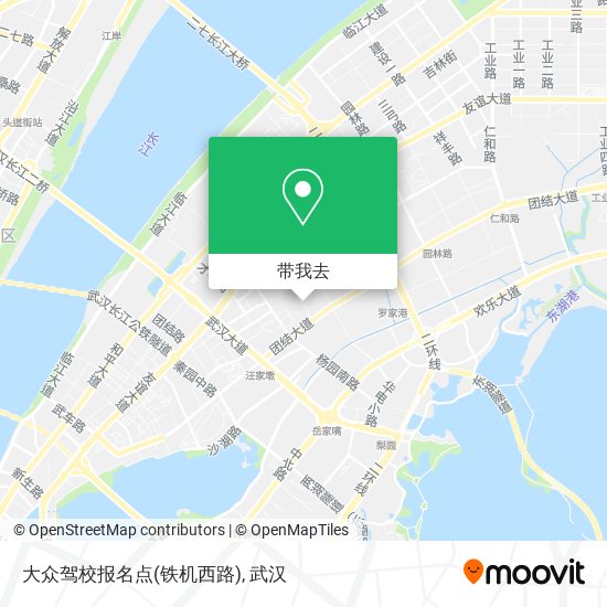 大众驾校报名点(铁机西路)地图