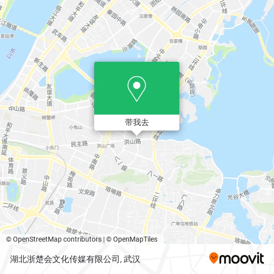 湖北浙楚会文化传媒有限公司地图