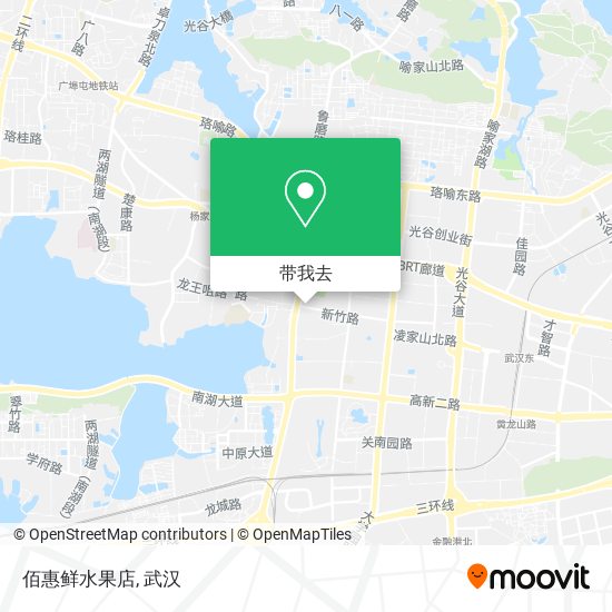 佰惠鲜水果店地图