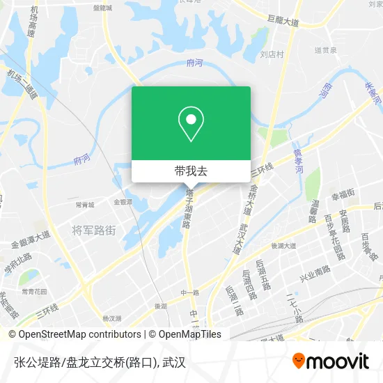 张公堤路/盘龙立交桥(路口)地图