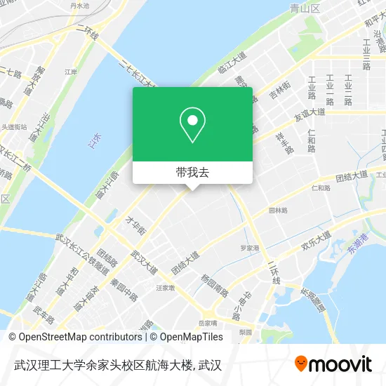 武汉理工大学余家头校区航海大楼地图