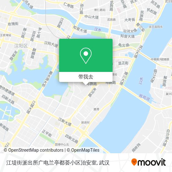 江堤街派出所广电兰亭都荟小区治安室地图