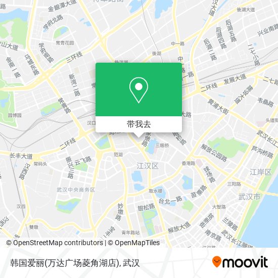 韩国爱丽(万达广场菱角湖店)地图