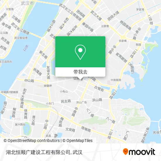 湖北恒顺广建设工程有限公司地图