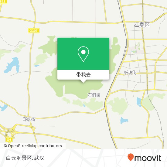 白云洞景区地图