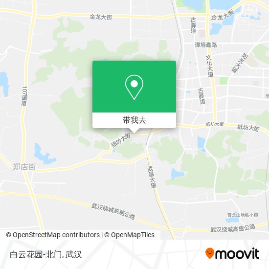 白云花园-北门地图
