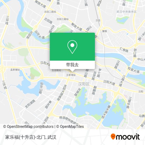 家乐福(十升店)-北门地图