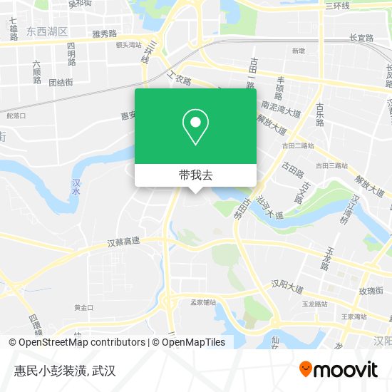惠民小彭装潢地图