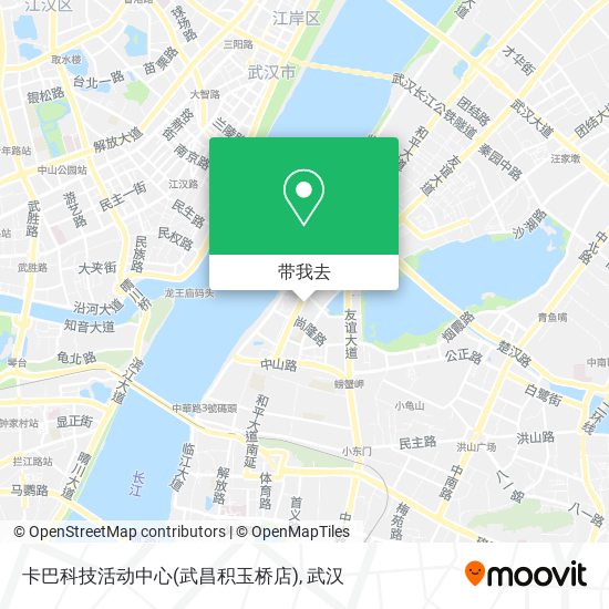 卡巴科技活动中心(武昌积玉桥店)地图