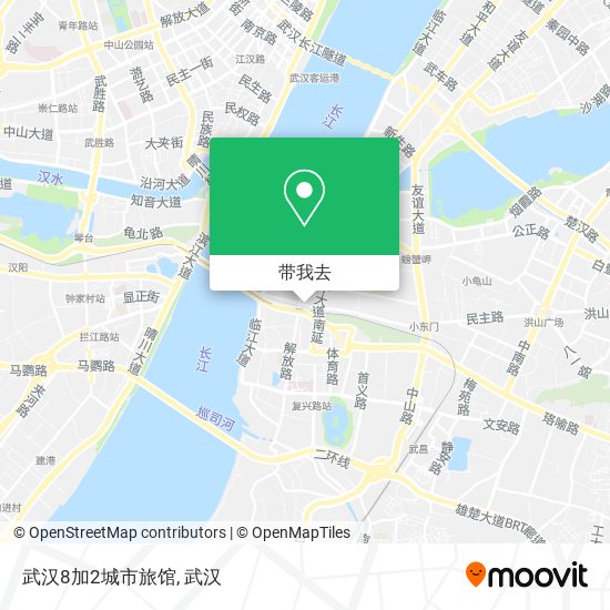 武汉8加2城市旅馆地图
