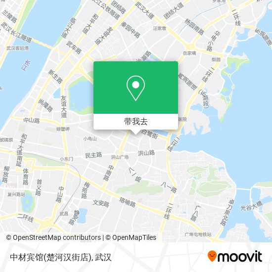 中材宾馆(楚河汉街店)地图