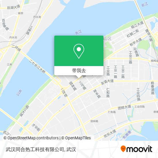 武汉同合热工科技有限公司地图