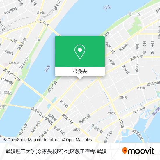 武汉理工大学(余家头校区)-北区教工宿舍地图