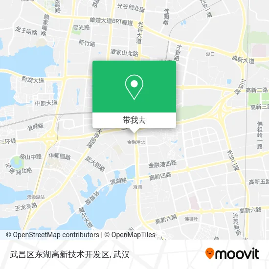武昌区东湖高新技术开发区地图