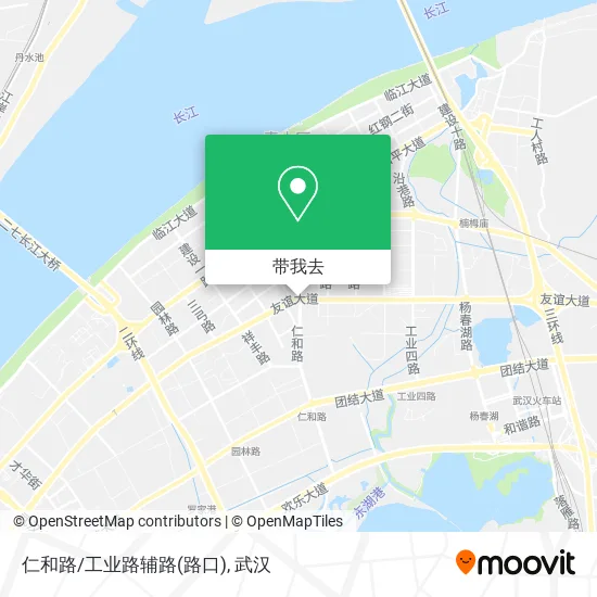 仁和路/工业路辅路(路口)地图
