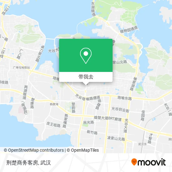 荆楚商务客房地图