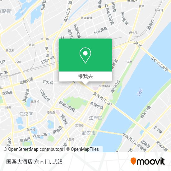 国宾大酒店-东南门地图