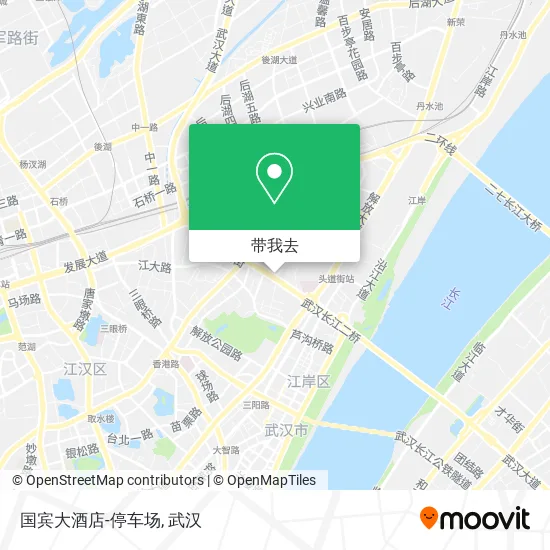 国宾大酒店-停车场地图