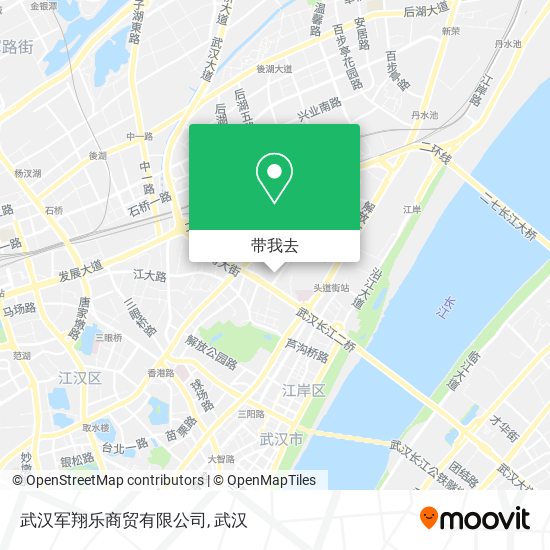 武汉军翔乐商贸有限公司地图