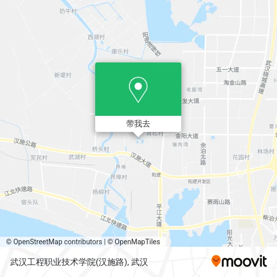 武汉工程职业技术学院(汉施路)地图
