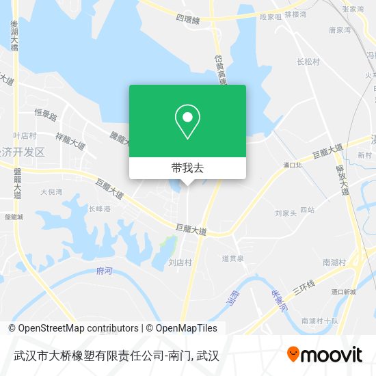 武汉市大桥橡塑有限责任公司-南门地图