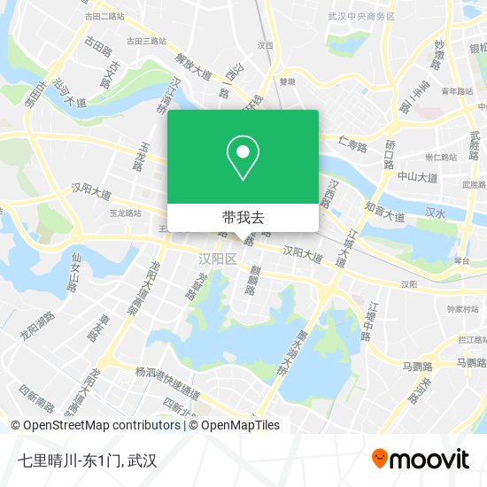 七里晴川-东1门地图