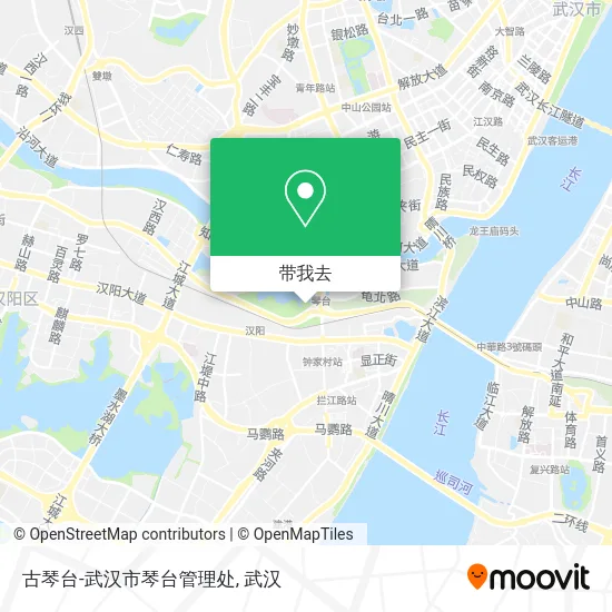 古琴台-武汉市琴台管理处地图