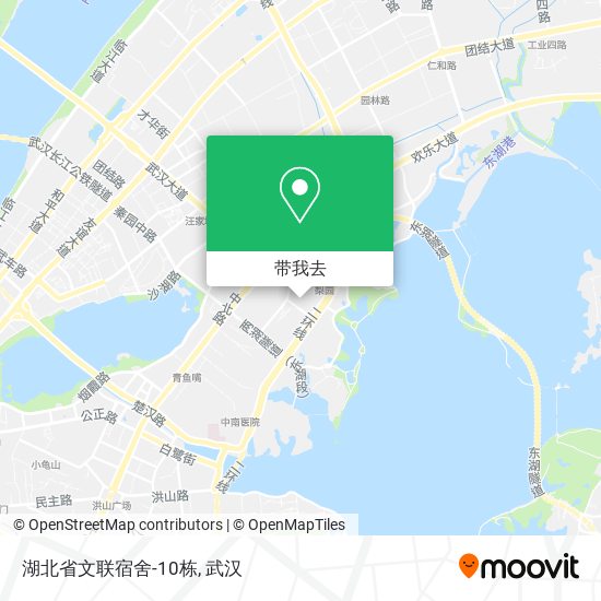 湖北省文联宿舍-10栋地图