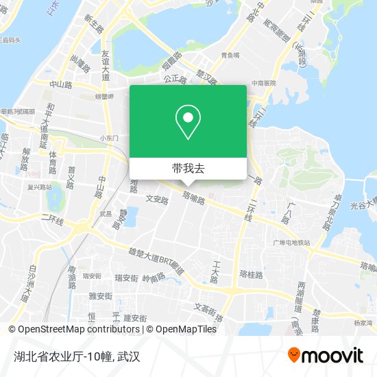 湖北省农业厅-10幢地图
