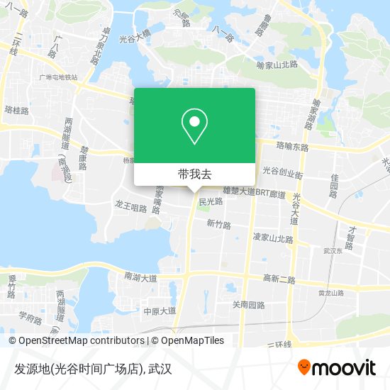 发源地(光谷时间广场店)地图