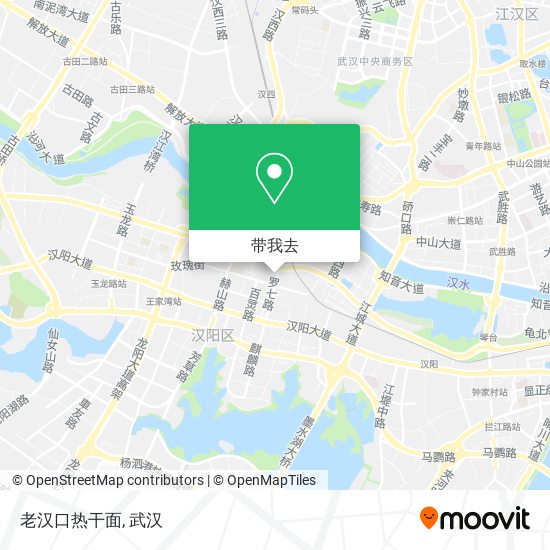 老汉口热干面地图