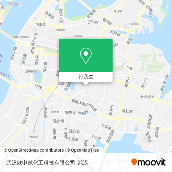 武汉欣申试化工科技有限公司地图